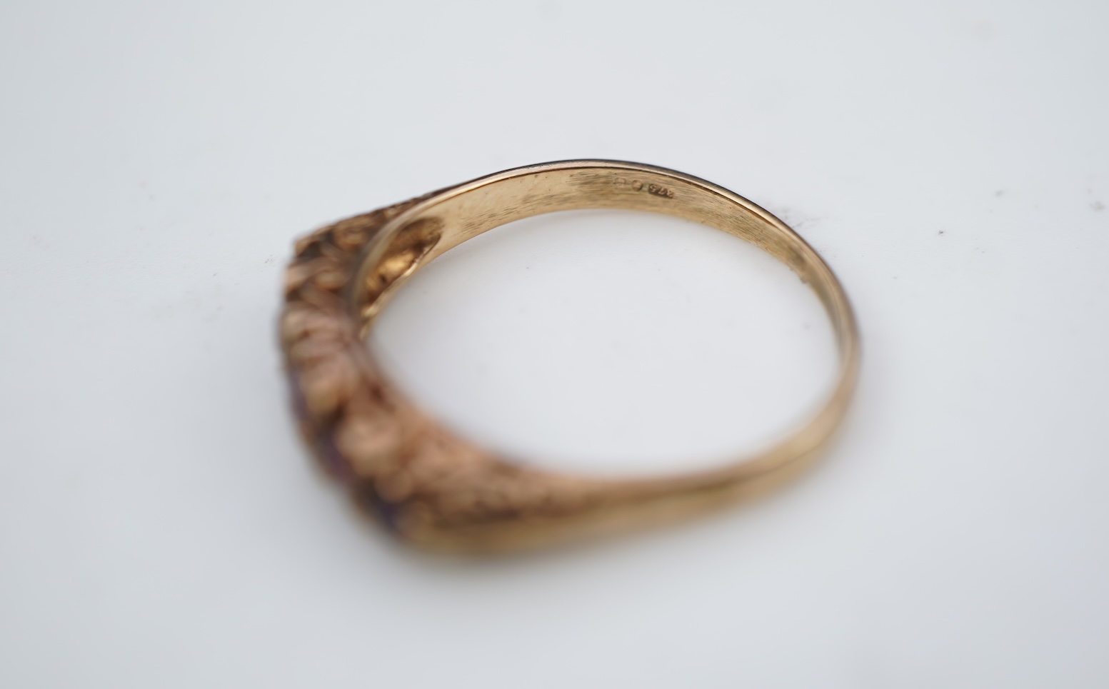 Two 19th century white metal mounted horn snuff mulls, one engraved 'John Calder', the other with inset tiger's eye quartz cabochon, both a.f., largest 83mm.